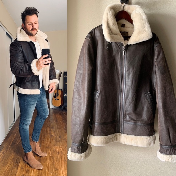 St Johns Bay Leather Bomber 
